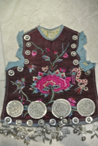 vintage Chinese Minority tunic - detail