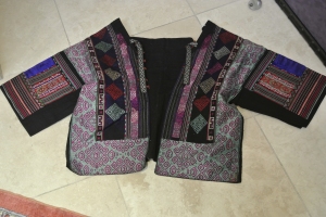 vintage Chinese Minority textile - detail jacket